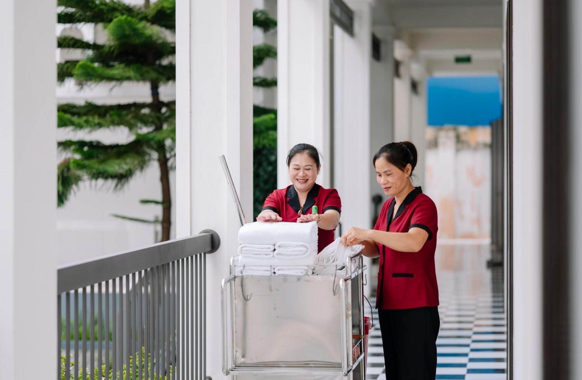 Khach San Det Hotel Nam Dinh Exterior foto